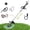 40V Shaft String Trimmer Cordless, variant on BAOKALER 52CC Gasoline Grass String Trimmer, 2-Stroke Gas Powered Weed-Eater, Weed Wacker with 4 Detachable Heads