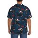 thumbnail image 3 of Balery Christmas Dachshund Camisa Casual de Manga Corta con Botones para Hombre, Texturizada, Estilo Cubano, para Playa, Verano-Medium, 3 of 5