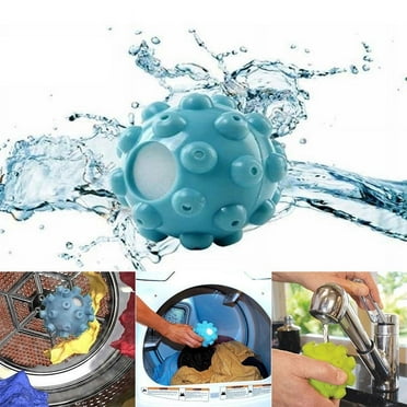 2Pcs Wrinkle Remover Laundry Ball Releasing Dryer Fabric Softening Steamer Balls