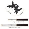 thumbnail image 2 of Wooden Retractable Billiards Pool Cue Stick Bridge with Removable Plastic Bridge Head, Black, 2 of 6