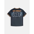 thumbnail image 2 of Hot Wheels Boys V Neck Graphic Soccer Jersey and Shorts Set, 2-Piece, Sizes 4-20, 2 of 4