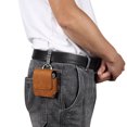 thumbnail image 5 of TECH CIRCLE for Samsung Galaxy Z Flip 5/4/3 Phone Pouch Holster Belt Case, Leather Pouch with Belt Clip for Phone Holster Case for Motorola Razr Plus, Moto Razr+ 2023, Galaxy Z Flip 5/4/3/2 - Brown, 5 of 7