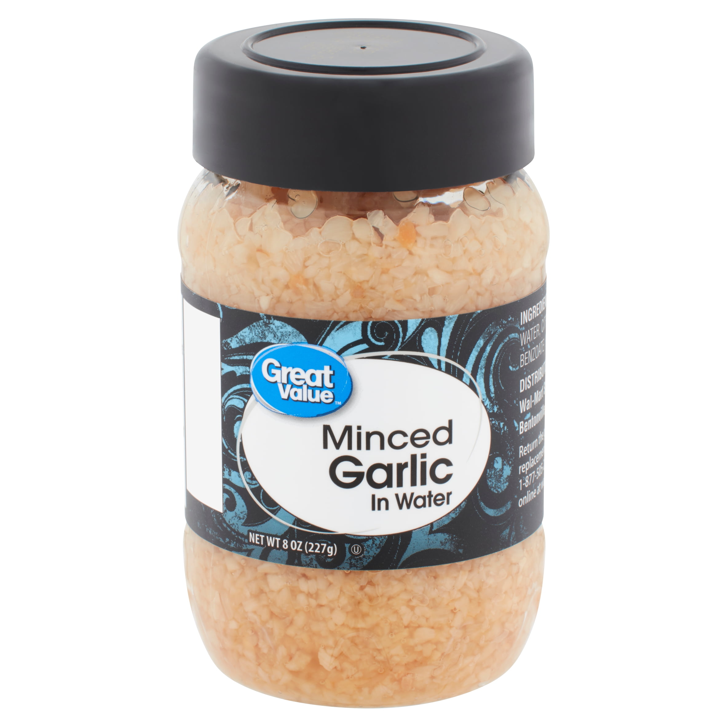 Great Value Minced Garlic in Water, 8 oz