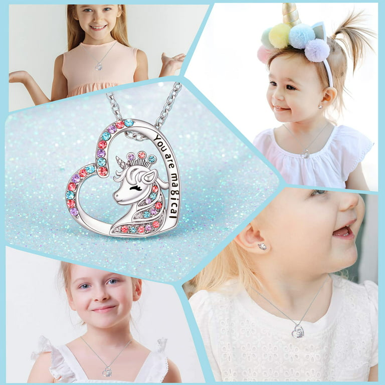 Unicorn Necklace for Girls, Heart Necklace for Girls Kids Unicorn Initial  Necklaces for Teen Girls Gifts Unicorn Necklace for Girls Toddler Unicorn  Jewelry Kids Necklace Jewelry for Girls (Letter T) - Yahoo