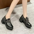 thumbnail image 2 of Vedolay Wide Casual Shoes Women Platform Loafers Comfort Non-Slip Casual Walking Shoes,BK1 6.50, 2 of 5