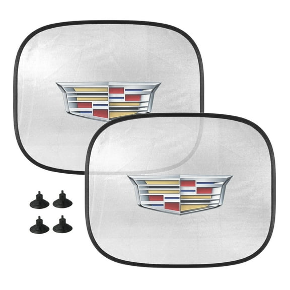 iPick Image UV Blocking Adult Automotive Window Shades, Mesh Black, 17 x 14 in,2 pcs