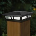 thumbnail image 5 of Classy Caps Cambridge Solar Post Cap - Fits 6"x6", 5.5"x5.5", and 5"x5" Posts - Black Aluminum, 5 of 10