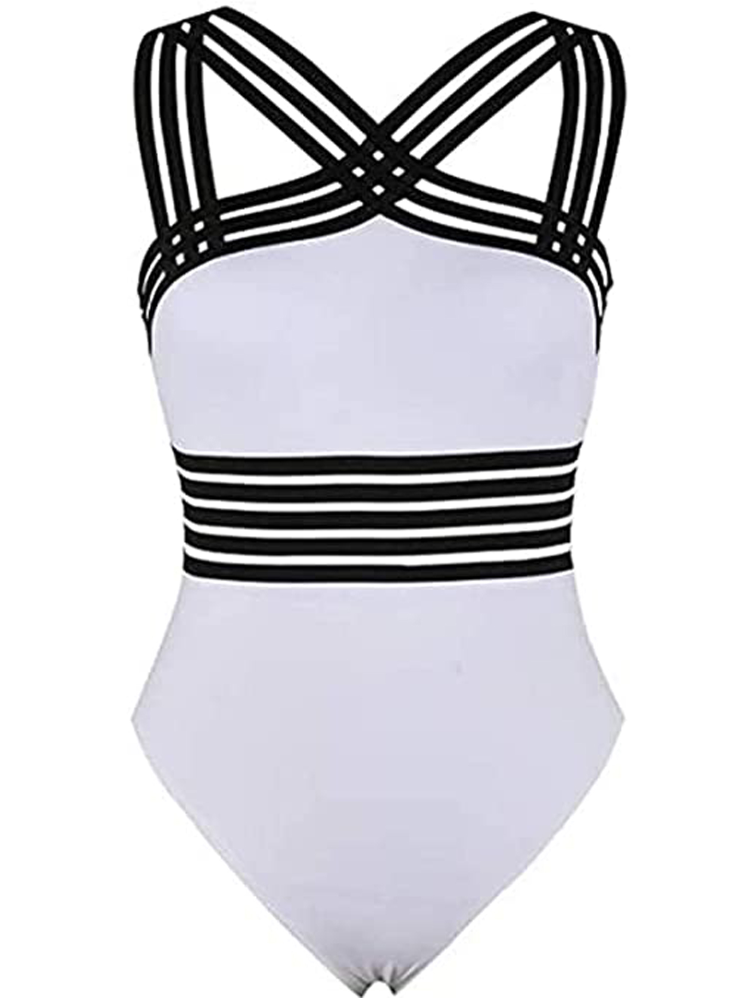 Nituyy Women's One-Piece Swimsuit Sporty Beachwear Monokini Bikini ...