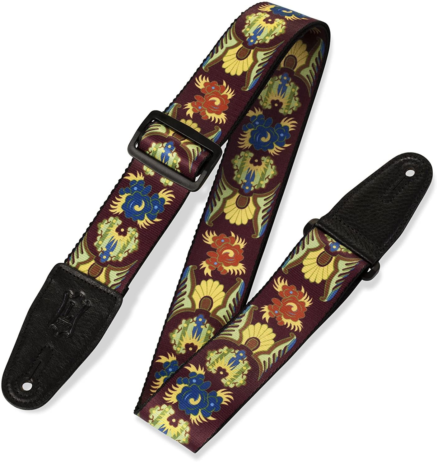 Levy's Leathers 2" Polyester Guitar Strap with Printed Design, Garment