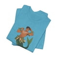 thumbnail image 4 of Merman Unisex Jersey Short Sleeve Graphic Tee, Asian Mermaid T-shirt, 4 of 7
