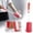 Red, variant on Cup Cleaner, Bottle Washer Brush, Baby Bottle Brush, Dish Sponge Wand, Sponge With Handle Blue 29*5Cm