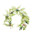 thumbnail image 4 of Guirnalda de huevos de Pascua, decoración colgante, hojas verdes, artesanías para colgar en la pared. Estilo A, 4 of 9