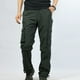 thumbnail image 1 of Pantalones largos para hombre, pantalones desmontables, pantalones deportivos multibolsillos para exteriores, pantalones cargo, pantalones, pantalones combinados para hombre, 1 of 9