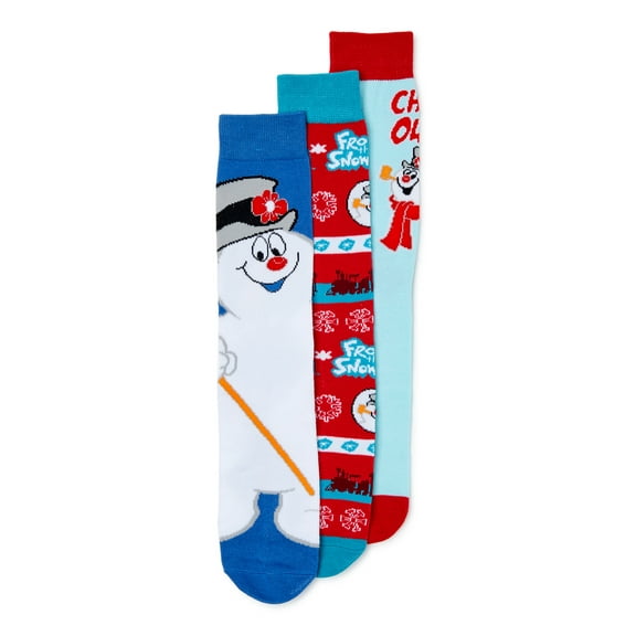 Frosty The Snowman Men's Socks, 3 Pack