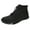 Black, variant on Men Women Winter Barefoot Shoes Non-Slip Waterproof Warm Wide Toe Outdoor Hiking Ankle Boots