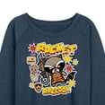 thumbnail image 3 of Guardians Of The Galaxy - Rocket Stickers - Women's French Terry Long Sleeve Pullover, 3 of 5