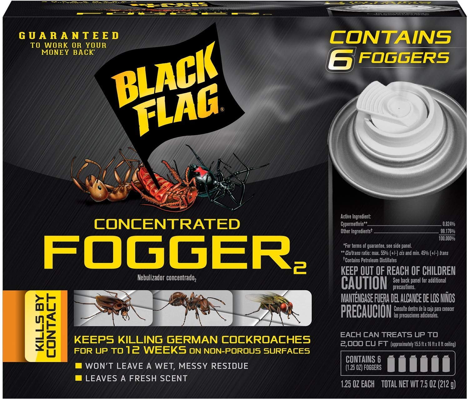 Black Flag 11079 HG-11079 6 Count Indoor Fogger