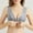 Gray, variant on Busydd Plus Size Womens Underwear for Large Bust Solid Color Embroidered Seamless Bras for Women Comfortable Breathable Front Closure Bras for Women M