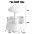 thumbnail image 2 of Cloud Rain Humidifier Water Drop 450ml Aromatherapy Oil Diffuser With 7 Colors LED Lights Night Light Diffuser For Bedroom Home Gripe Water Night And Day Portable Mini Humidifiers Small Room with, 2 of 3