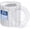 6Inch-100pcs-Clear, variant on 60 Count White Plastic Plates - 10.25inch Disposable For Party Dinner Heavy Duty Weddings Parties Birthdays Celebrations Travel And Events
