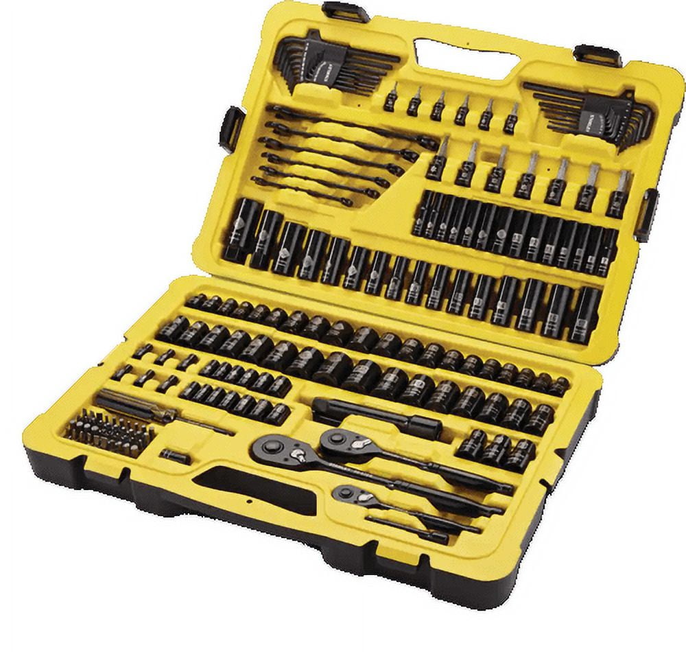 Stanley Professional Grade Black Chrome Socket Set, 183-pc, SAE