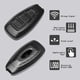 thumbnail image 4 of TANGSEN Funda protectora personalizada para Ford C-MAX Escape Fiesta Focus RS Fusion de 3 botones si, 4 of 4