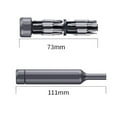 thumbnail image 3 of 27 In 1 Manual Screwdriver Set Alloy Steel Magnetic Precision Double Tip Bits 27 In 1, 3 of 9