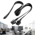 thumbnail image 2 of Professional 12+4Pin PCIe5.0 Graphics Card Power Adapter Cable,18AWG Copper Wire for Safe Operate Power Supply Accessory, 2 of 4