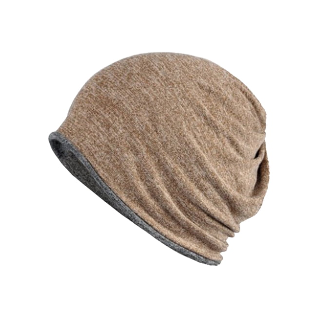 Xingzhi Hats Winter Baggy Chemo Caps Thicken Bonnet Double-layer Casual Windproof Headwear Ear Protection Gifts Riding khaki