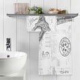thumbnail image 5 of Dreamtimes Paris Eiffel Tower Bath Towels Set 1 Bath Towel 1 Washcloth Extra Absorbent 100% Cotton Towels, Super Soft Bathroom Towels for Home, Hotel, 5 of 7