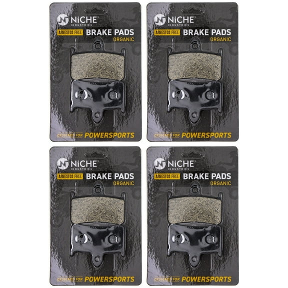 Niche Front Brake Pad Set for Honda CB900F Organic Motorcycle 4 Pack 519-KPA2578D