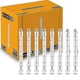 thumbnail image 1 of 6 Pack R7s Halogen Bulb 118mm 230W Dimmable 230V 4650lm 2800k Warm White Energy Saving Tungsten Linear Bulbs Floodlight J118 Security Light Bulb [Ener, 1 of 3