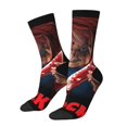 thumbnail image 2 of Saiise Chucky Funny Socks Men Women Adults Novelty Graphic Crew Tube Socks Crazy Design Casual Dress Socks for Sports,Running,Travel, 2 of 7