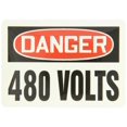 thumbnail image 2 of Accuform Signs, Label,Danger 480 Volts,Dura-Vinyl, 2 of 3