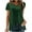 Green, variant on Fesfesfes Tops for Womem Casual Tops Women's Fashion Summer Hooded Collar Leisure Short Sleeve Solid Vest Tops V Neck Tees Summer Tunic Blouse Summer Saving Sale