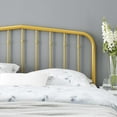 thumbnail image 7 of Headboard, King Size, Metal, Gold, Modern Contemporary Urban Design, Bedroom Master Guest Suite, 7 of 7