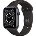 thumbnail image 2 of Restored Apple Watch Series 6 (GPS + Cellular, 40 mm) Space Gray Aluminum Case with Black Sport Band Bundle 5 Bonus Bands, Charging Stand, Screen Protector, & 2 amp charger (Refurbished), 2 of 13
