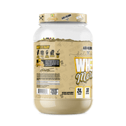 Axe & Sledge WHEY More Premium Protein Blend | 24g Protein, Whey Concentrate & Isolate | Prebiotic Fiber for Enhanced Absorption | Creamy, Delicious, Versatile | 30 Servings, Honey Grizzly Graham