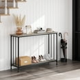 thumbnail image 5 of Tuekys 41.3” Console Table, Entryway Table, Narrow Sofa Table with Wood Shelves and Metal Frames, Entrance Table for Hallway, Living Room, Foyer, Corridor, Office(Gray), 5 of 7