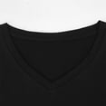 thumbnail image 6 of Bovemsi Funny Shirt Women Please Don'T Be Rude To Me Graphic V Neck T Shirt Sarcastic Short Sleeve Tee Humor Mom Summer Tops, Black Women's Summer Short Sleeve T-Shirts, L, 6 of 8