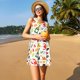 thumbnail image 3 of Fotbe Crabs Shrimps Vestido de Verano sin Mangas para Mujer – Vestido Midi Línea A, Estilo Camiseta Floral, Vestido Playero Casual y Fluido, 3 of 7