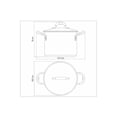 thumbnail image 5 of Olla Tramontina 30cm Fondo Triple 15.4L Plata, 5 of 5