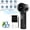 Black, variant on HangFan handheld rechargeable misting fan, with digital display, 30ml water tank, 100 speed, portable, suitable for outdoor/travel/camping-Green