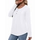 thumbnail image 5 of Camisas de Larga para Mujer, Conjuntos de Otoño, Cuello Redondo, Túnicas Casuales, Blusas de Moda, Ropa de Moda. XXL, 5 of 6