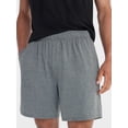 thumbnail image 4 of Athletic Works Men's and Big Men's Tri-Blend Active Shorts, 7" Inseam, Sizes XS-5XL, 4 of 9