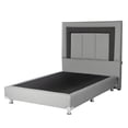 thumbnail image 3 of Box Base Cama Individual + Cabecera Bora Gris, 3 of 7