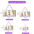 thumbnail image 5 of Happy Anniversary Schnauzer Celebrates Wedding Love Family Party Landscape Wood Sign Miniature Schnauzer Dog Lover Hanging Wall Home Decor - 01015, 5 of 5