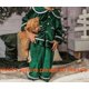 thumbnail image 1 of Pijamas navideños para la familia, trajes de terciopelo verde para niñas de 8 a 12 años, ropa de dormir a juego para bebés y mujeres, pijamas para niños 2023, 1 of 4