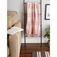 thumbnail image 2 of Pink & White Buffalo Check Throw, 2 of 6