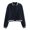 Navy, variant on Drovellove Women's Casual Long Sleeve Stand Up Collar Jacket with Pockets | Lightweight 100% Polyester Zip Front Coat for Spring, Daily Wear & Weekend Outings